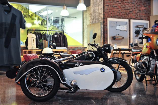 Donford Motorrad and Tribe Coffee Roasting in Cape Town.