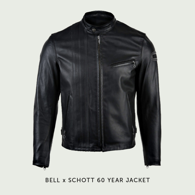 Bell x Schott motorcycle jacket.