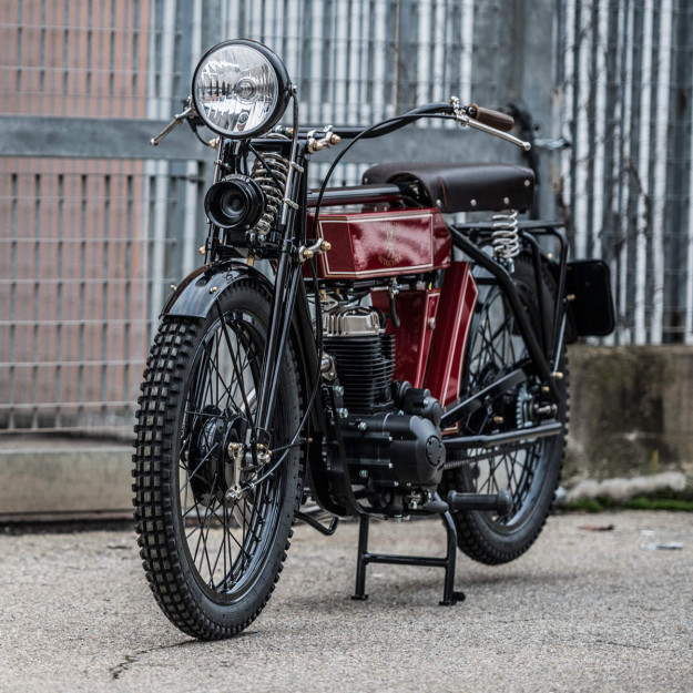 Like a two-wheeled Morgan: the Sterling Mk 5 from The Black Douglas Motorcycle Co.