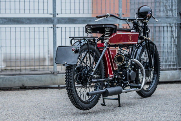Like a two-wheeled Morgan: the Sterling Mk 5 from The Black Douglas Motorcycle Co.