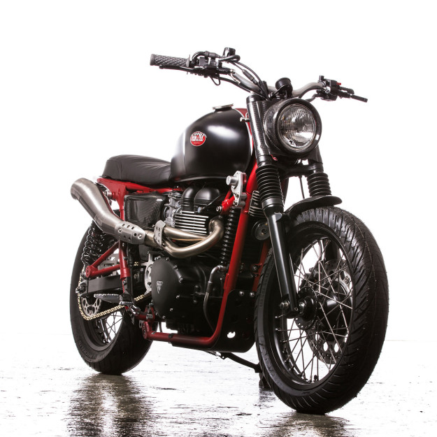 Classic style, modern performance: A Triumph Bonneville SE transformed by Down & Out Cafe Racers.