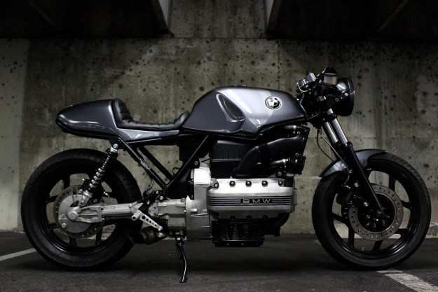 When Jeff Veraldi broke his back in a racing accident, building this BMW K100 cafe racer became his therapy.