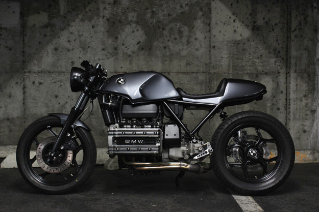When Jeff Veraldi broke his back in a racing accident, building this BMW K100 cafe racer became his therapy.