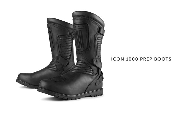 ICON 1000 Prep motorcycle boots