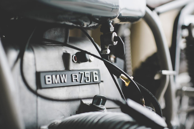 Tim Harney's custom BMW R75/6 is an essay in simplicity—as befits a former industrial designer.