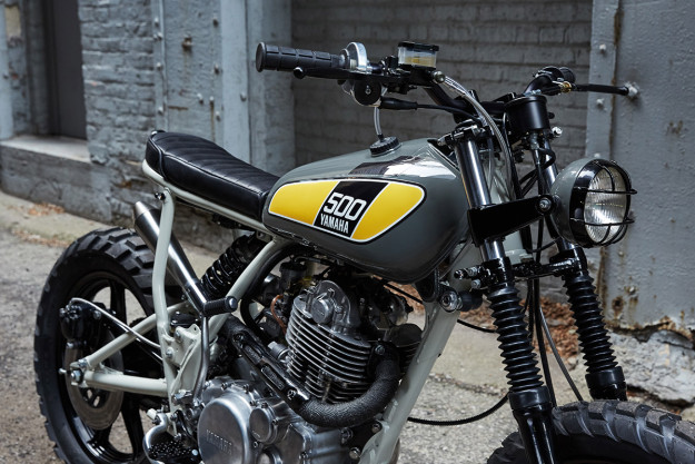 Sunshine State Of Mind: a custom 1978 Yamaha SR500 by Powder Monkees and Federal Moto.