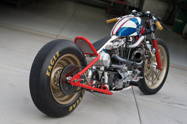Shop Bike: A hot rodded, turbocharged Ironhead Sportster by DP Customs