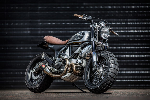 Double Scoop: Down & Out?s Fat-Tired Ducati Scrambler