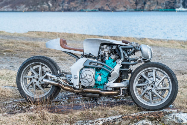 Sub Zero Cool: A custom Yamaha GTS 1000 built in a remote village in Norway's frozen north.