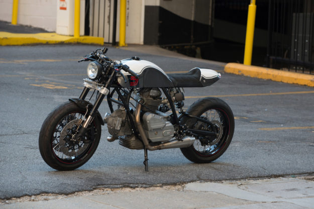This sleek Ducati 860 cafe racer was built by Bryan Heidt of Fuller Moto in his spare time.
