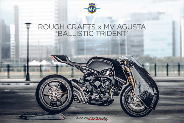 Ballistic Trident: A Custom MV Agusta Brutale 800 RR by Rough Crafts