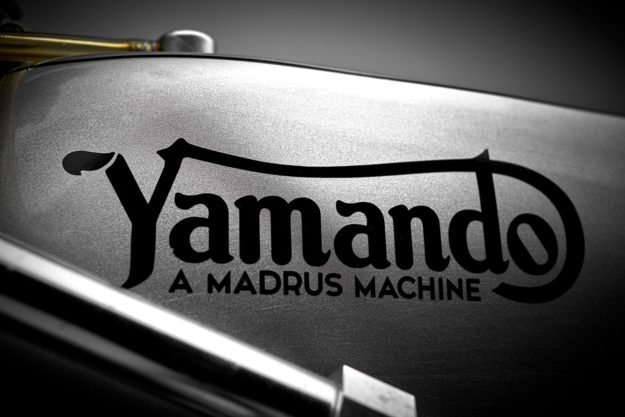 The Yamando: A vintage yamaha race bike with a Norton frame