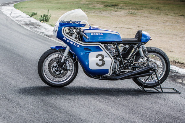 Honda CB550 race replica by Justin Steyn