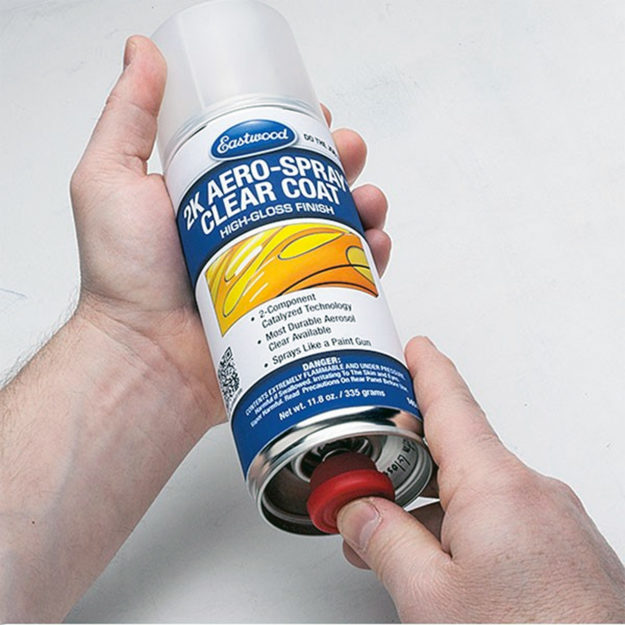 Eastwood 2k aerosol spray paint suitable for motorcycles