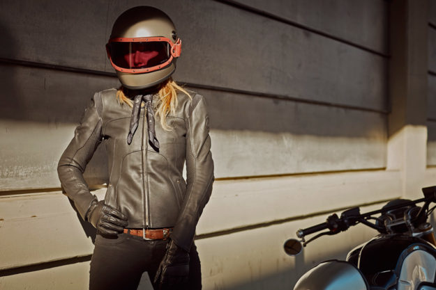 Womens motorcycle jacket by Pagnol