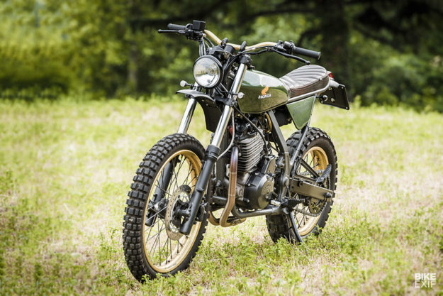 Dirt on the Cheap: A Low Budget, High Fun Honda Dominator 650 from North East Custom