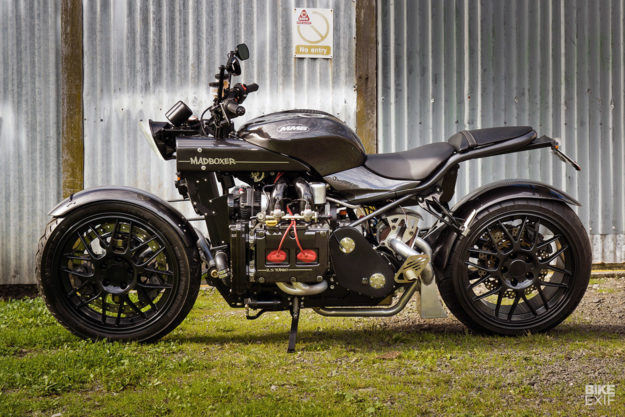 Madboxer: A motorcycle with a Subaru WRX car engine