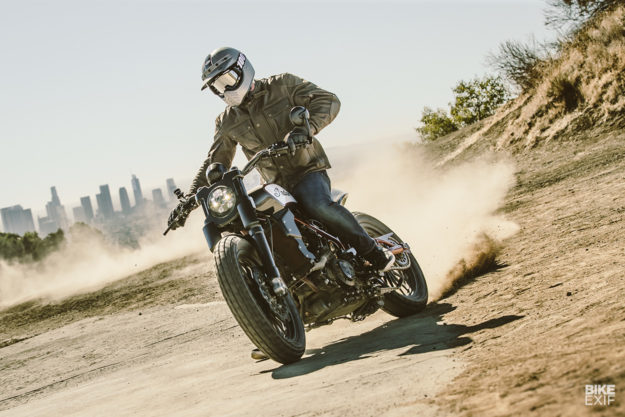 The Indian Scout FTR1200 Custom street tracker concept