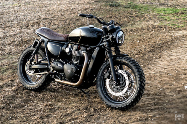 Buffed: A Muscular Bonneville T120 from Old Empire