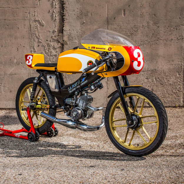 Mobylette cafe racer by XTR Pepo