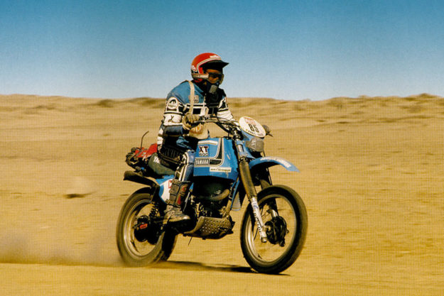 The 1981 Yamaha XT500 Paris-Dakar bike