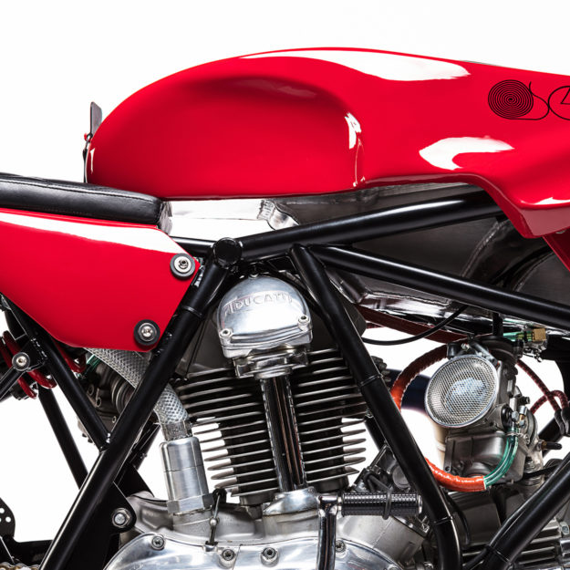 Alpinestars 55th Anniversary Ducati 750 Sport built by Michael Woolaway