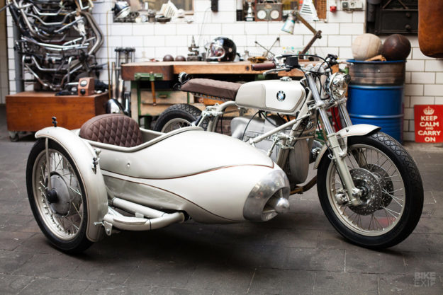 BMW R80 motorcycle with sidecar by Kingston Custom