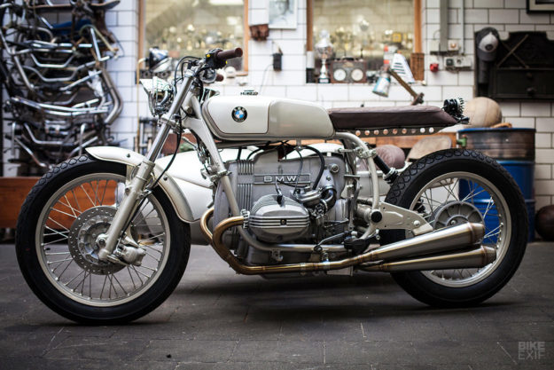 BMW R80 motorcycle with sidecar by Kingston Custom
