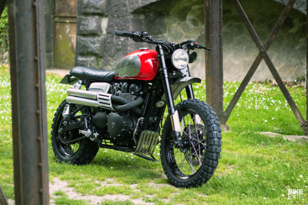 Quality Time: A 2016 Triumph Scrambler customized for father and son