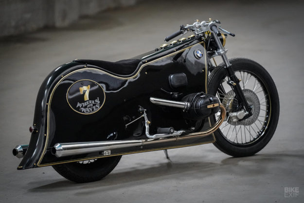 The Black Phantom: Kingston Custom takes a leap into the dark with a classic BMW motorcycle