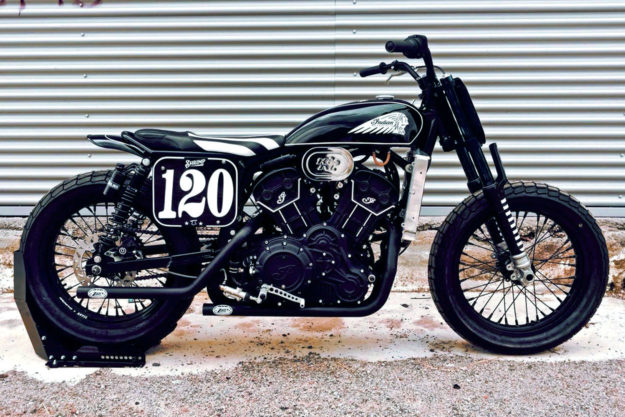 Indian Scout Sixty flat tracker by Anvil Motociclette