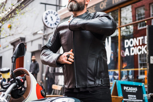 1Self Gear Genesys kangaroo motorcycle leather jacket
