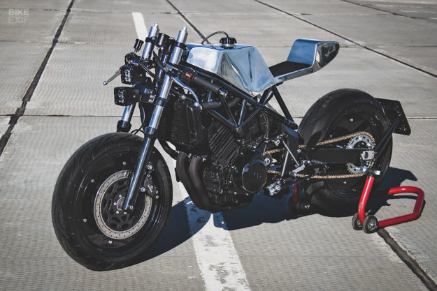 A Yamaha TRX850, revamped by CCW in Moscow