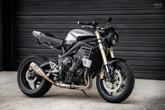 A sharp new suit for the Triumph Street Triple by Redeemed Cycles