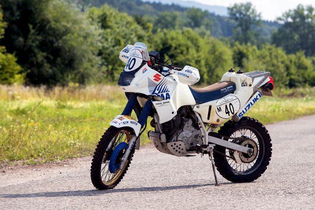 Gilles Francru’s Paris Dakar Suzuki DR650