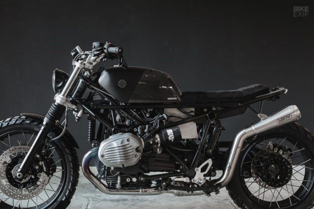 Scrambler kit for the BMW R nineT by Hookie Co.