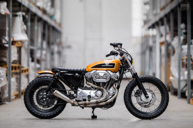 Slam Dunk: A lowered Sportster 883 from Hombrese