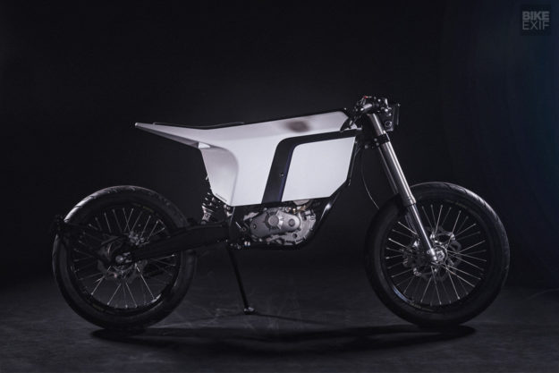 Enjoy the Silence: A KTM electric bike built for Schuberth