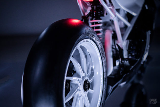 Custom Ducati inspired by the Air Jordan XI Concord