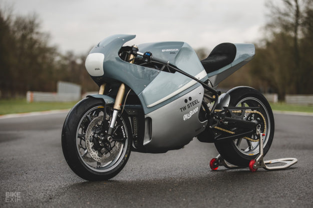 Custom Energica Eva electric motorcycle by deBolex Engineering