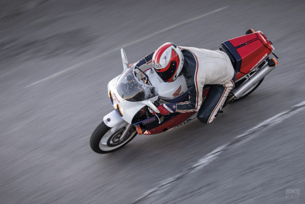 Soichiro’s finest: A Honda RC30 VFR750R owned by the Italian motorcycle photographer Alessio Barbanti