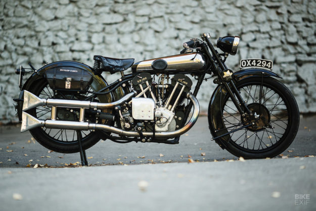 A Brough Superior SS100 surfaces in deepest Russia