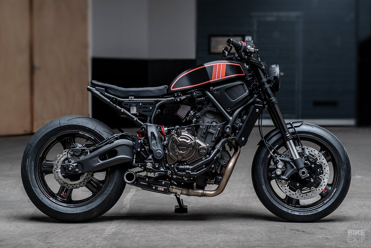 The Enforcer: an XSR700 from Ironwood Motorcycles