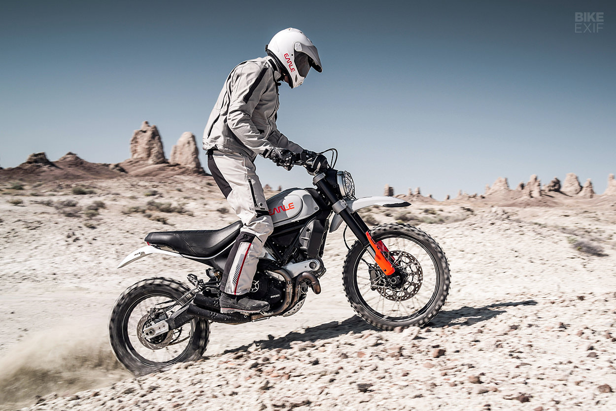 Ducati Scrambler Desert Sled conversion by Earle Motors 