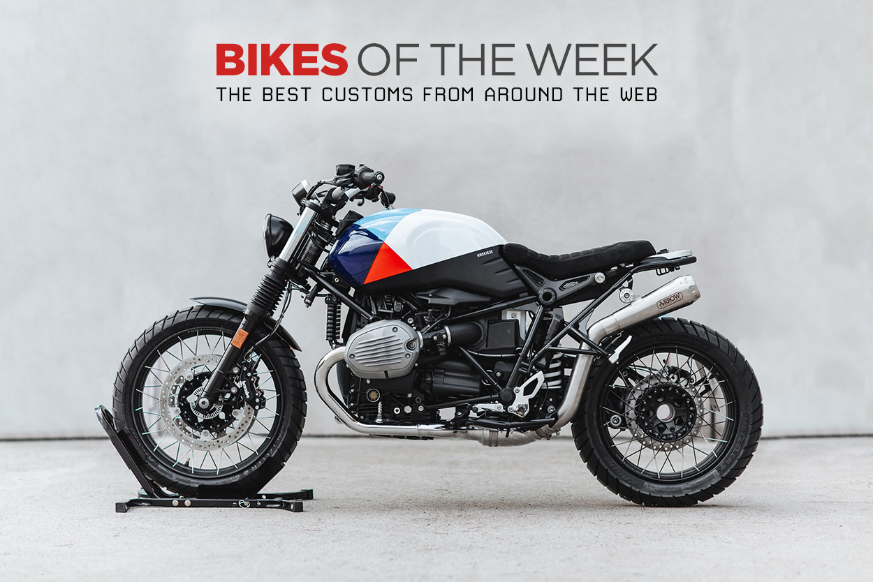 The best cafe racers, track bikes and rally motorcycles from around the web.