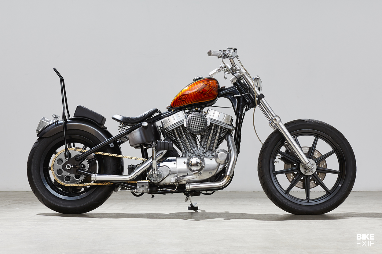 Lo-fi Perfection: A Harley 883 Bobber from Canada