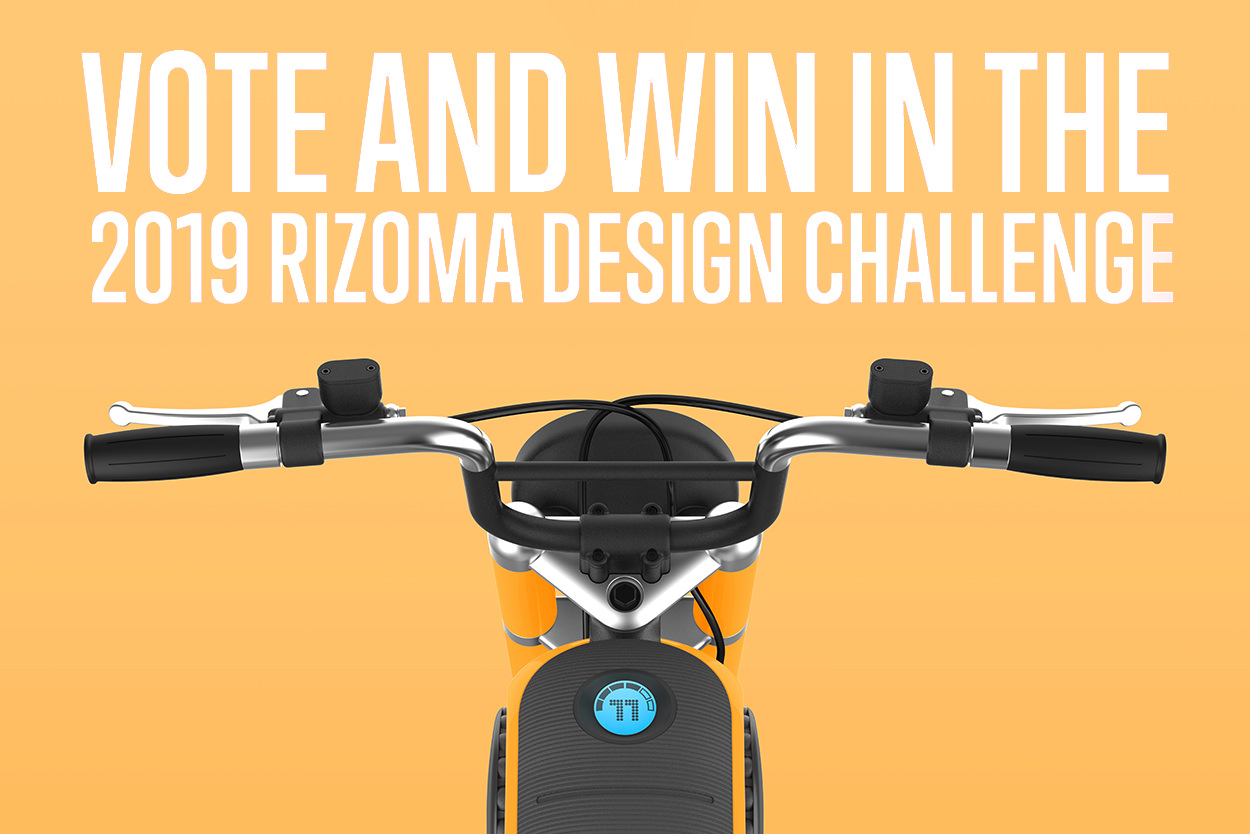 Vote and win $500 of gear in the Rizoma Design Challenge