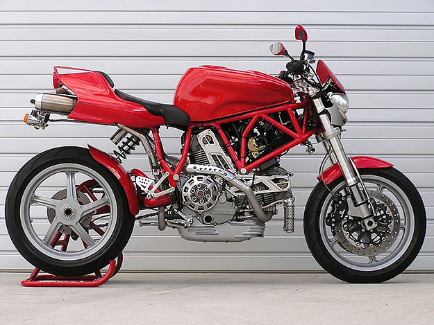 Ducati MH900e custom streetfighter