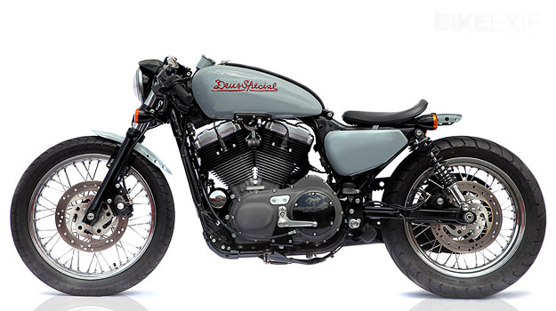 Deus 1200 V-Twin cafe racer Harley-Davidson custom motorcycle