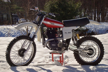 Vintage Yamaha dirtbike